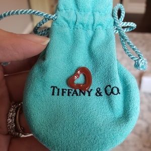 Tiffany & Co. Elsa Peretti Open Heart Carnelian